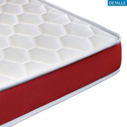 Colchón de viscolástica para Cama Juvenil-Colchón Especial para litera de 90 x 190 cm con núcleo HR D/20-18 kg/m3 Acolchado Súper-Soft de Alta Densidad en ambas Caras