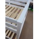 Litera de pino en color Blanco Lavado - Litera de Madera de 90x190  Literas madera