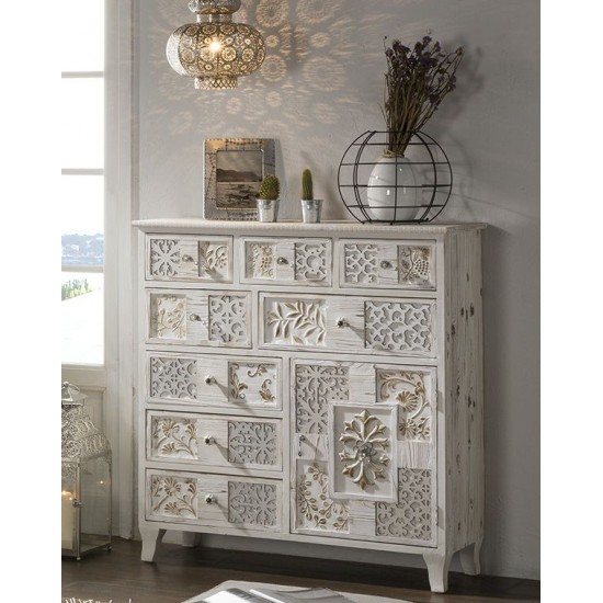 Cómoda grande cajones tallados Modelo Granada Cómodas y tocadores dormitorio