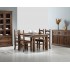 Conjunto de mesa extensible y sillas comedor rústico Modelo Nuevo Arizona 