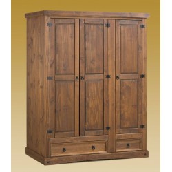 Armario rústico nogal tres puertas Nuevo Arizona