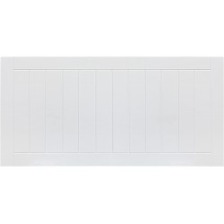 Cabecero de plafón colgante lacado blanco para cama de matrimonio Mediterráneo 