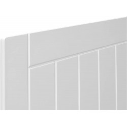 Cabecero de plafón colgante lacado blanco para cama individual Mediterráneo 