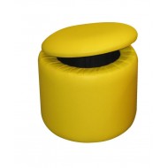 Puff redondo abatible Modelo Limón