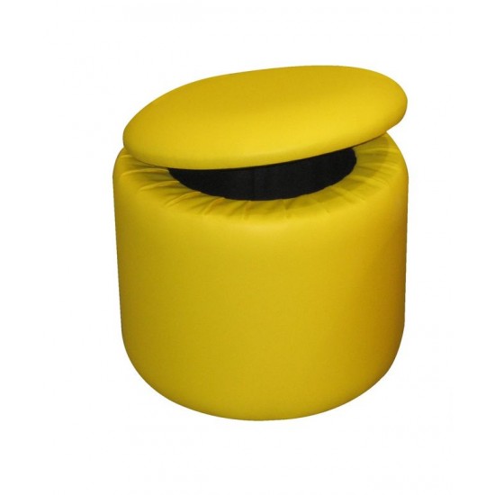 Puff redondo abatible Modelo Limón Puffs rígidos 