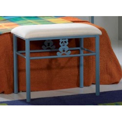Banqueta de forja para pie de cama Modelo Carim.