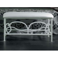 Banqueta para pie de cama de forja Modelo Hera