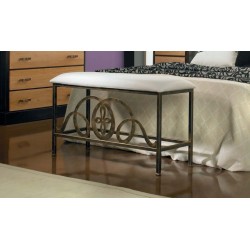 Banqueta para pie de cama de forja Modelo Minerva