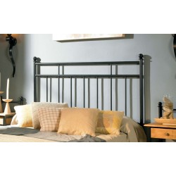 Cabecero de forja laqueado negro  Modelo Eva