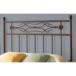 Cabecero de forja pintado marron Modelo Julia