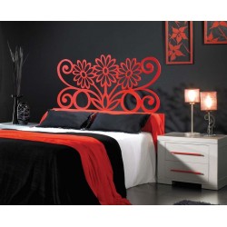 Cabecero de forja lacado rojo intenso Modelo Maya