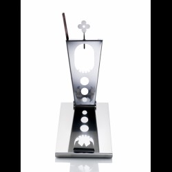 Jamonero plegable en acero inoxidable con cuchillo Arcos