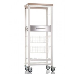 Verdulero alto Onda Blanco 