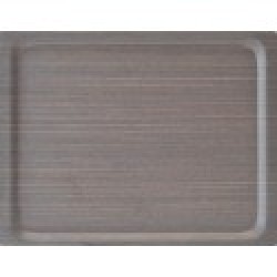 Carrito auxiliar con ruedas  Bauhaus armazón blanco 2 bandejas color Wengue