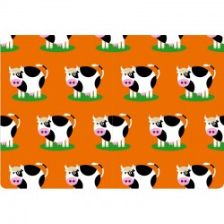 Carrito auxiliar con ruedas Bauhaus estructura blanca bandejas decoradas