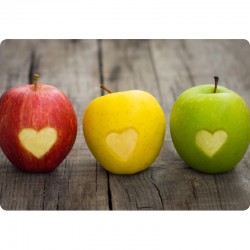 Carrito auxiliar con ruedas Bahuaus armazón cromado 2  bandejas decoradas