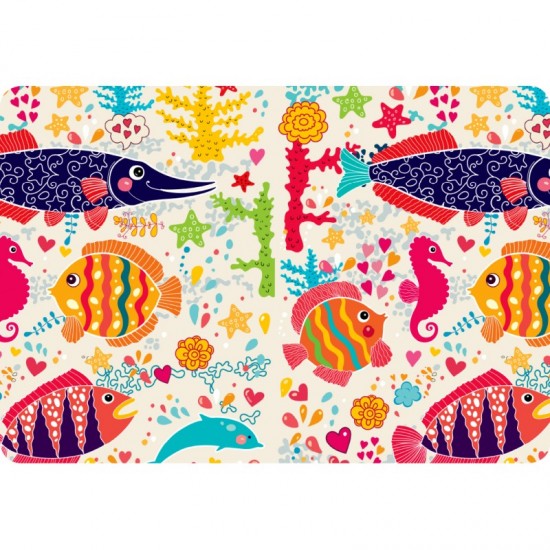 Carrito auxiliar con ruedas Bauhaus estructura blanca bandejas decoradas