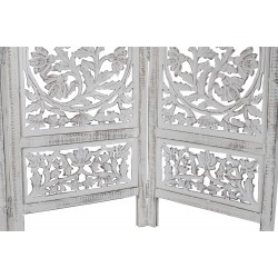 Biombo mango mdf decapé blanco Modelo Vida