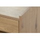 Cómoda cinco cajones lacada blanca madera pino Alboran Cómodas y tocadores dormitorio