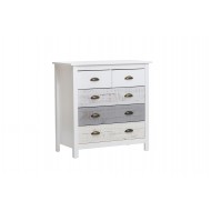 Cómoda dormitorio de cinco cajones Blue Times