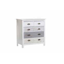 Cómoda dormitorio de cinco cajones Blue Times