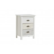Mesita de noche tres cajones Blue Times