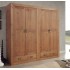 Armario cuatro puertas rústico madera de pino color nogal Jalisco