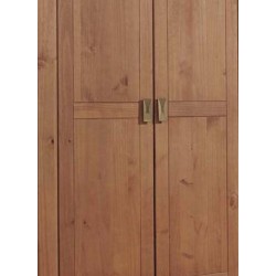 Armario dos puertas rústico madera de pino color nogal Jalisco