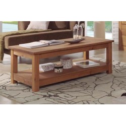 Mesa de centro rústica cera nogal  Jalisco