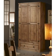 Armario rústico dos puertas nogal Veracruz