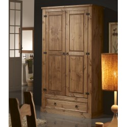 Armario rústico dos puertas nogal Veracruz