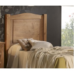 Cabecero rústico para cama juvenil nogal Veracruz