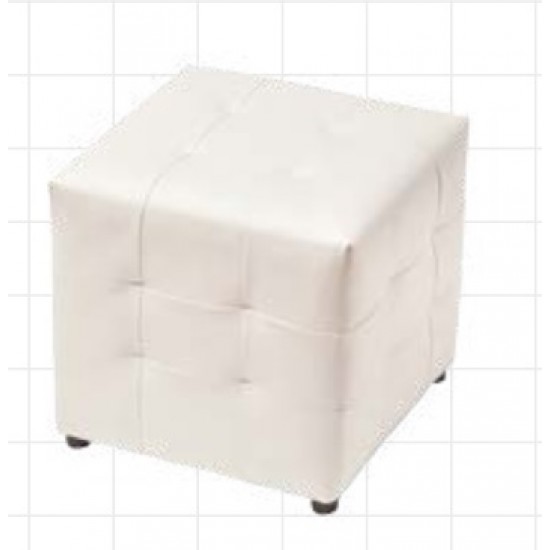 Puff cuadrado fijo Modelo Capitone Puffs rígidos 