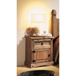 Mesita de noche rustica Modelo Guatemala