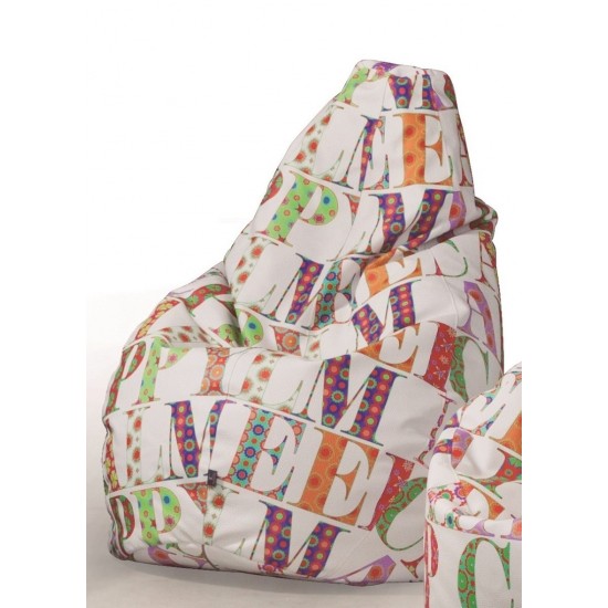 Puff  Pera Amoldable Modelo Happy Puffs amoldables 