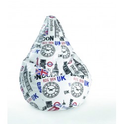 Puff Pera Amoldable  Modelo Big Ben