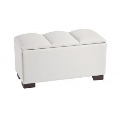 Banqueta abatible para pie de cama polipiel Modelo Olas