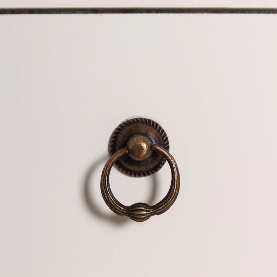 MESITA 2 PUERTAS Y 1 CAJ?N BLANCO 45 X 26 X 69 CM