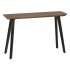 CONSOLA NATURAL-NEGRO MADERA-METAL 120 X 33 X 77 CM
