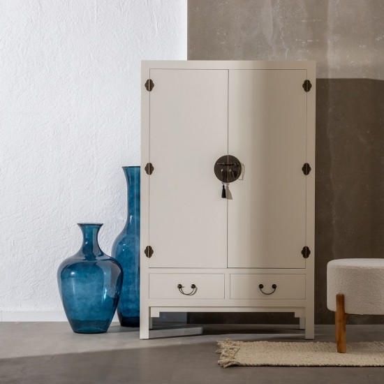 ARMARIO BLANCO MADERA ''ORIENTE'' 100 X 45 X 160 CM