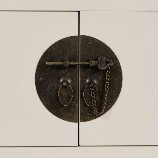 MESITA BLANCO MADERA ''ORIENTE'' 50 X 40 X 66 CM