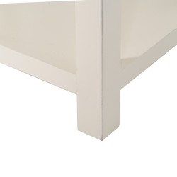 MESITA BLANCO MADERA 45 X 30 X 66 CM
