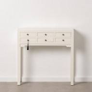 CONSOLA BLANCO MADERA 85 X 26 X 85 CM