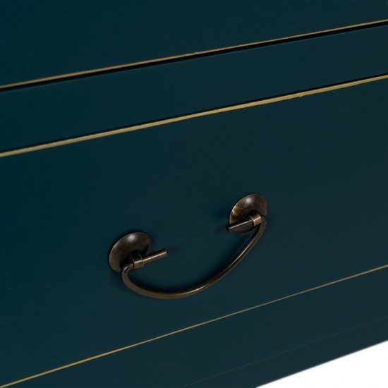 ARMARIO AZUL MADERA ''ORIENTE'' 100 X 45 X 160 CM