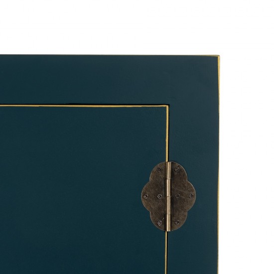 ARMARIO AZUL MADERA ''ORIENTE'' 100 X 45 X 160 CM