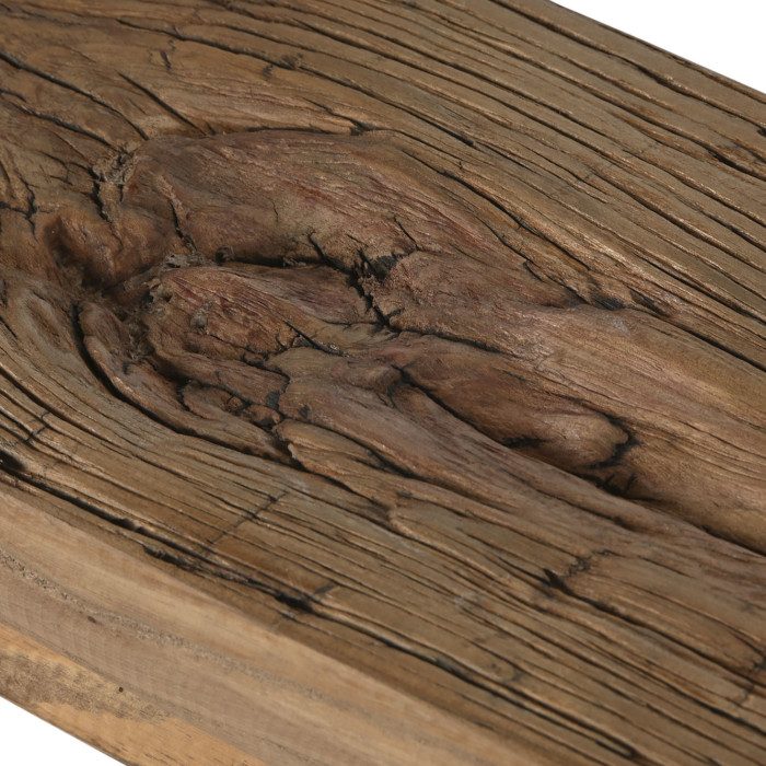 Banqueta descalzadora madera de olmo macizo Petra - imagen 4