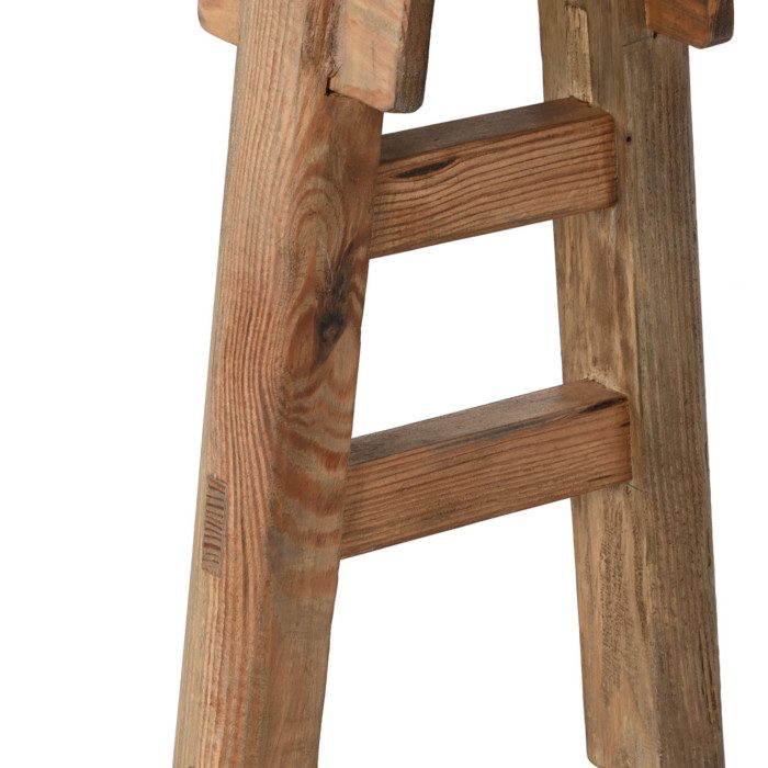 Banqueta descalzadora madera de olmo macizo Petra - imagen 3