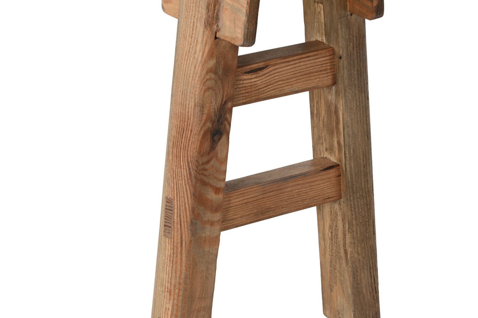 Banqueta descalzadora madera de olmo macizo Petra - imagen 3