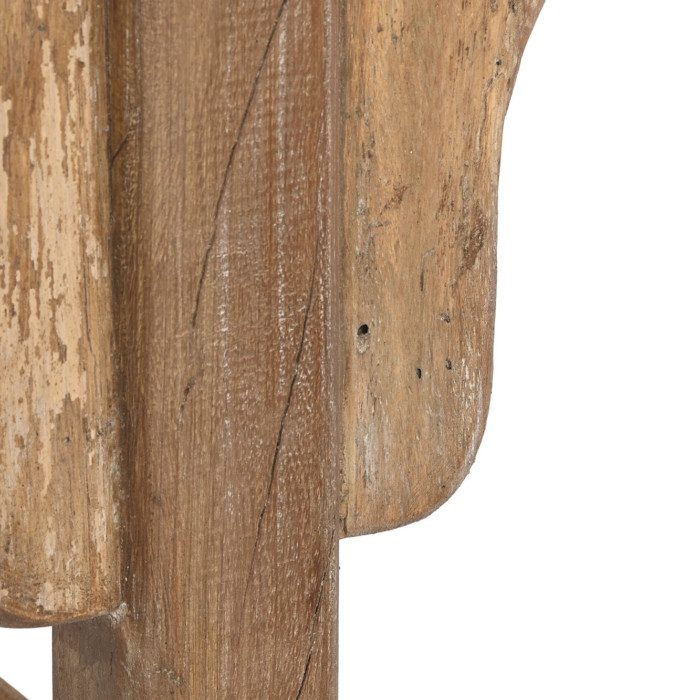 Banqueta descalzadora madera teca reciclada Breste - imagen 2