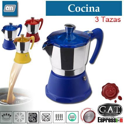 Cafetera italiana nueve tazas Fantasía